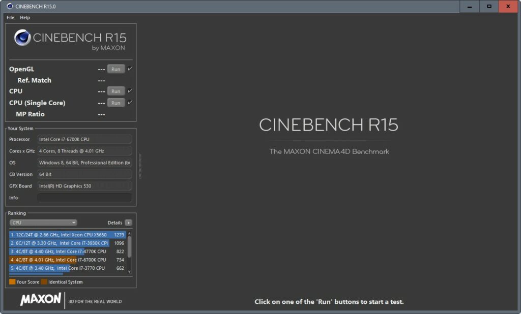 CPU killed by Cinebench